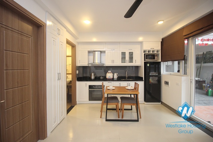 Brand new and nice one bedroom apartment on the ground floor for rent